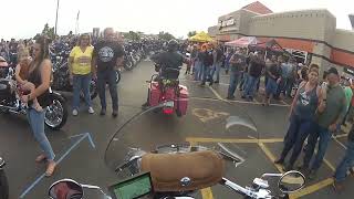 Metro Harley-Davidson Cedar Rapids Iowa bike night  leaving on my Indian motorcycle