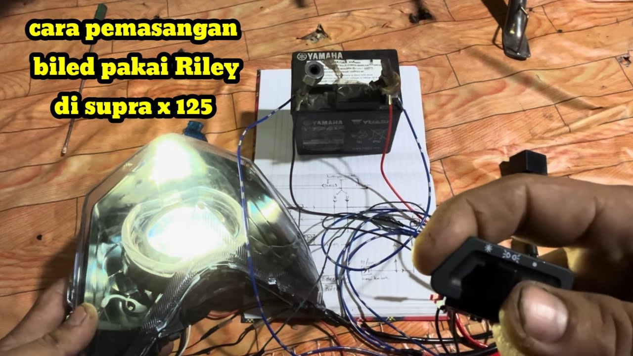 Cara Pasang Relay Set Lampu Bi-LED Motor | Easy & Safe Installation