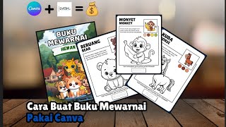 Cara Membuat Worksheet Coloring Book (Buku Mewarna) menggunakan Canva dan menjualnya di lynk.id