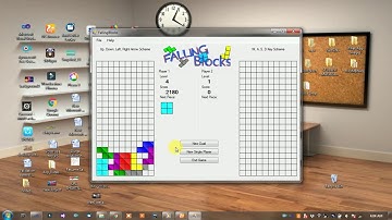 Falling Blocks game project in vb net with source code