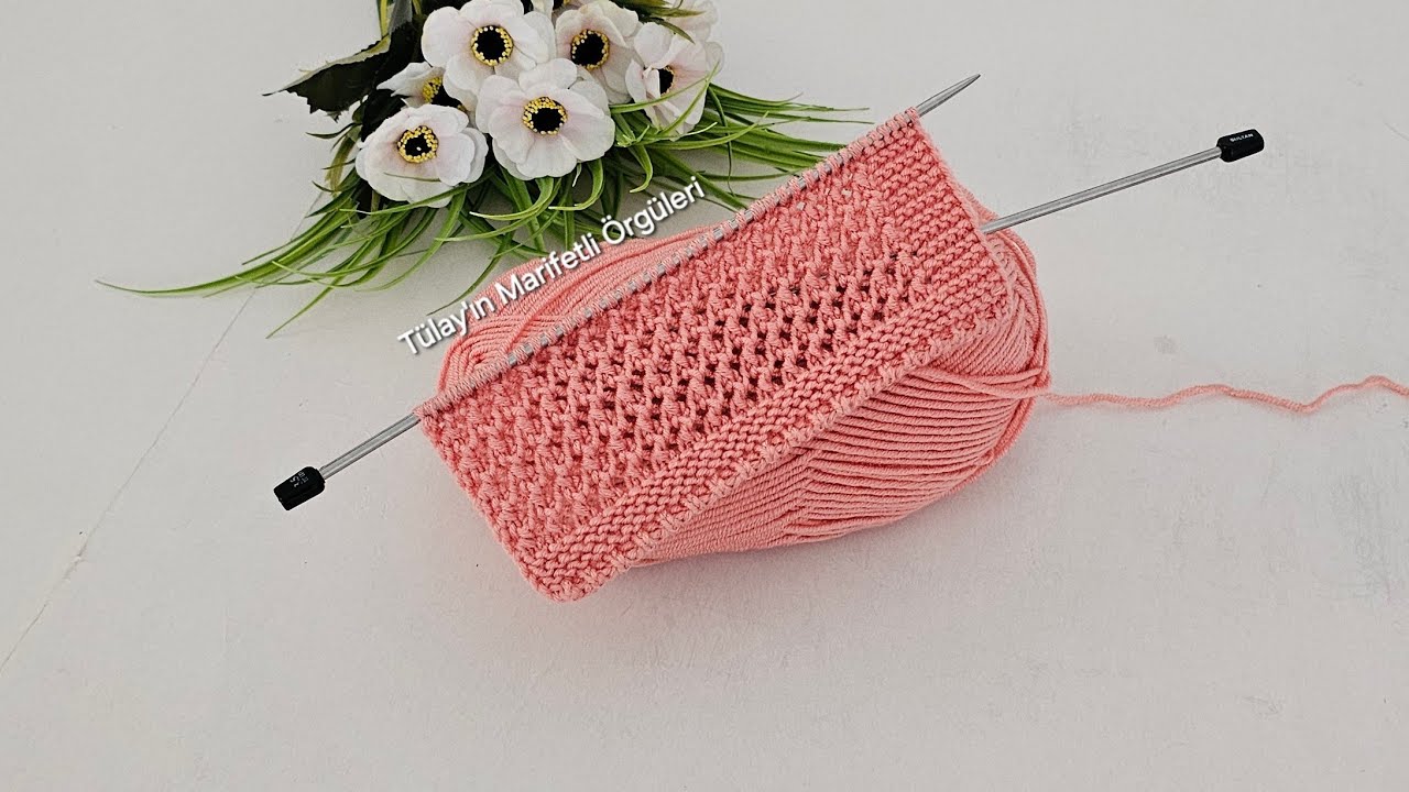 Вяжем жилет за три дня 🧶 Простой узор для вязания кардигана и шали