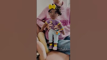 Make a DIY Crochet Meekah Doll! #shorts #internationalwomensday #crochet
