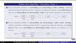 Sorting Algorithms - Bubble Sort (Conceptual Overview)