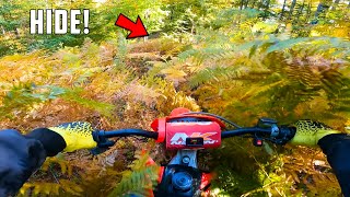 TRESPASSING With Silent ELECTRIC Dirt Bike (POV) #4 by FRAYER 10,955 views 2 years ago 8 minutes, 3 seconds