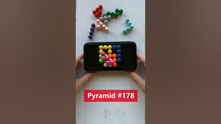 How to Solve Kanoodle Pyramid 178... EASILY 🙃#shorts