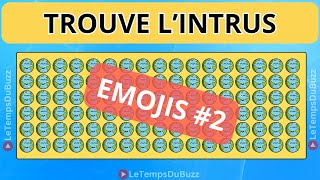 Trouve Lintrus Emojis Feras-Tu Partie Des Personnes Capable De Trouver Toutes Les Différences ?