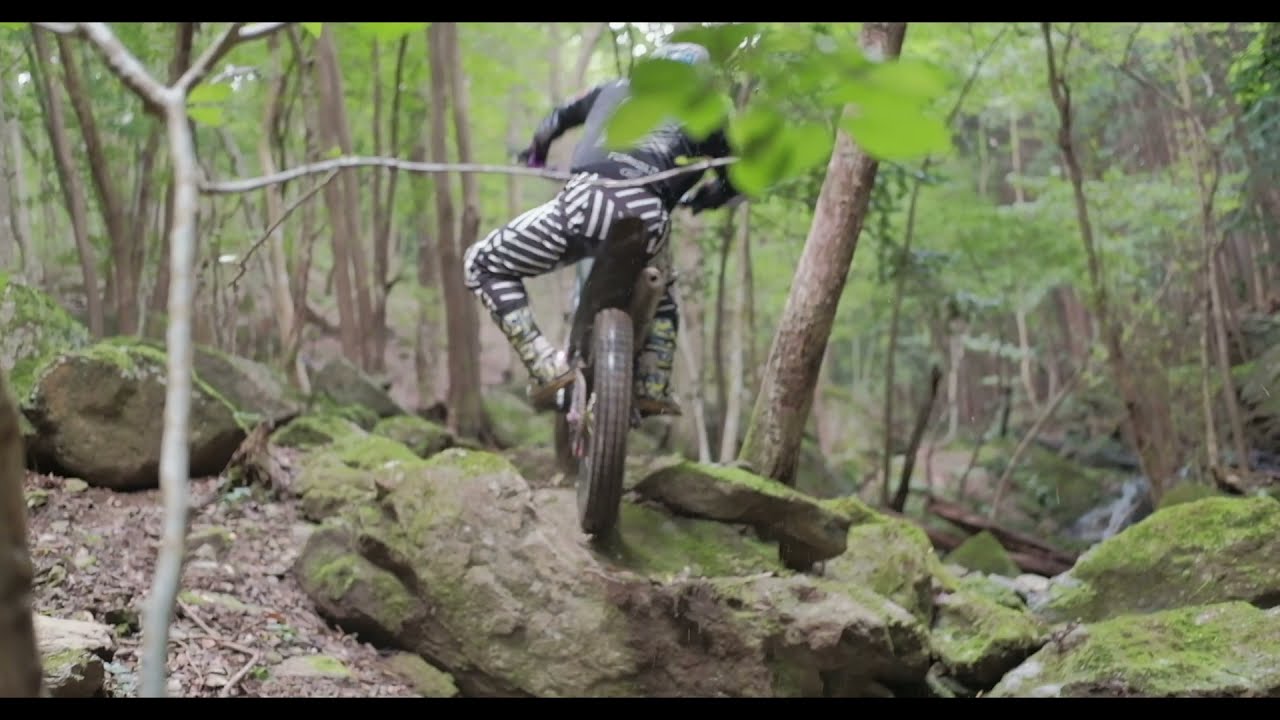 山でバイク修行 Youtube