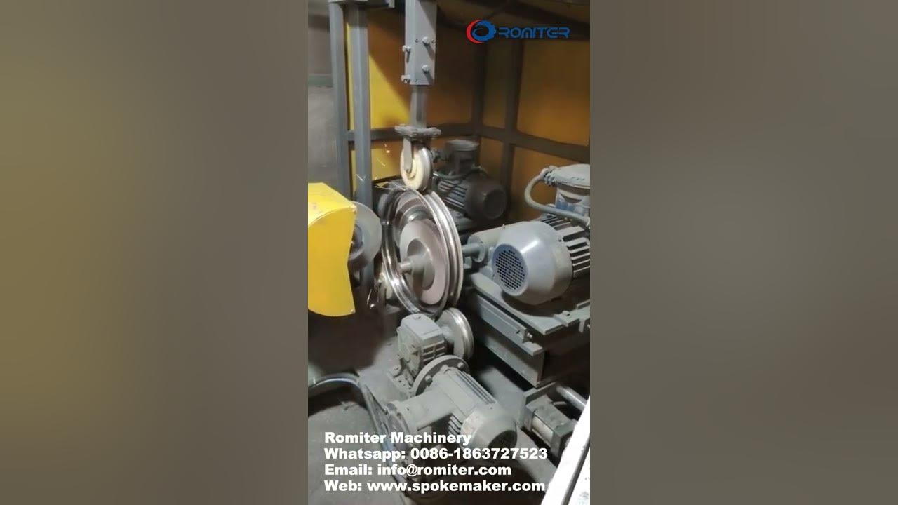 How to Sanding Cycle RimWheel Rim Sanding MachineWheel Rim Polishing