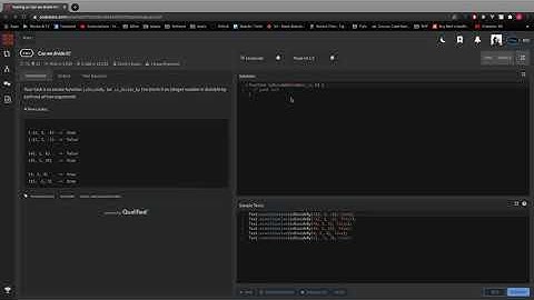 1. Codewars Kata  - Can we divide it? - Solution
