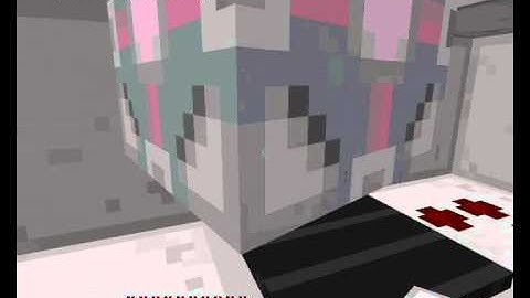 Portal Minecraft-TestChamber 17 Weighted Companion Cube