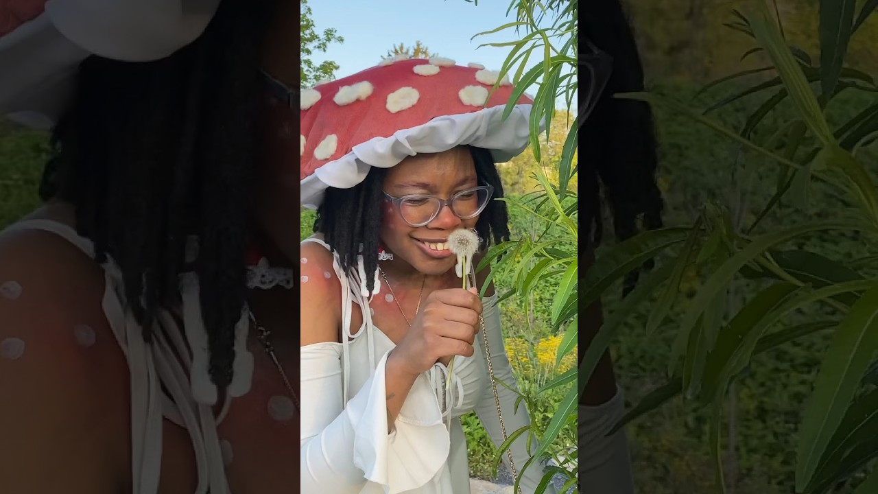 Mushroom cosplay shenanigans 🍄 #fairycore 🍄