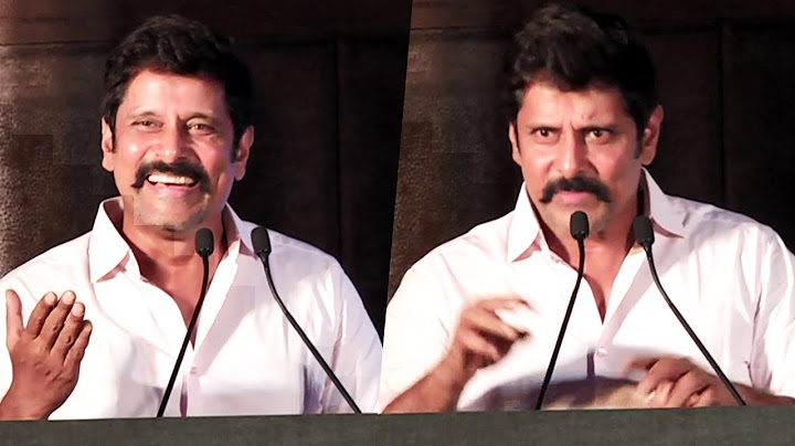 Chiyaan Vikram Superb and Funny Speech | Saamy 2 Audio launch | Keerthy suresh | iswarya rajesh