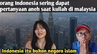 Orang 🇲🇨Indonesia Sering Dapat Pertanyaan Aneh !! Saat Kuliah Di 🇲🇾Malaysia || 🇲🇨 Reaction