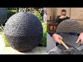 SCULPTING a NEW YEAR SPHERE | SLATE |   James Parker Sculpture