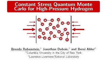 DOE CSGF 2012: Constant-stress Quantum Monte Carlo for High-Pressure Hydrogen