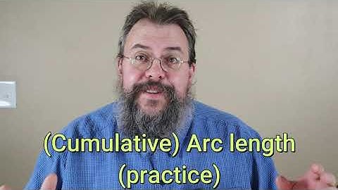 Calculus 3 -- Arc length; cumulative distance -- More practice