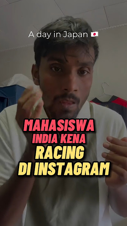 Mahasiswa India Yang Kuliah Di Jepang Kena Rasisme Di Instagram #shorts