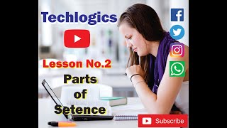 Lesson No 2. Parts Of Sentence Techlogics