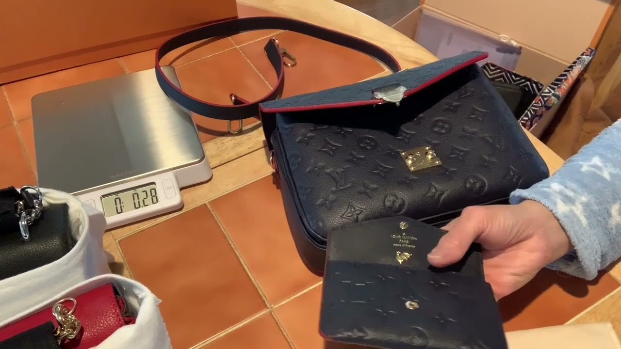 Louis Vuitton Unboxing/Reveal  Pochette Metis Empreinte Noir 