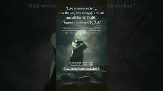 Love Story Ali bin abi thalib and Fatimah Azzahra #quotes #alibinabithalib #fatimahazzahra