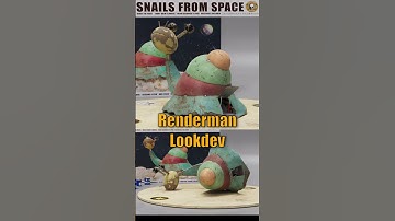 Snails from space Mari node graph series  #mari #texturing #renderman
