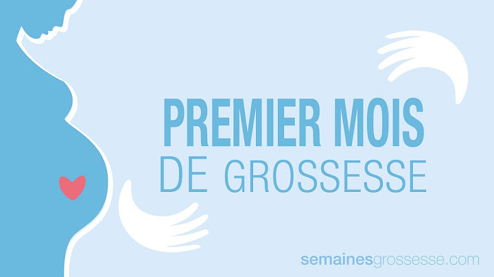 Premier mois de grossesse - Mois 1 de grossesse - La grossesse mois par mois