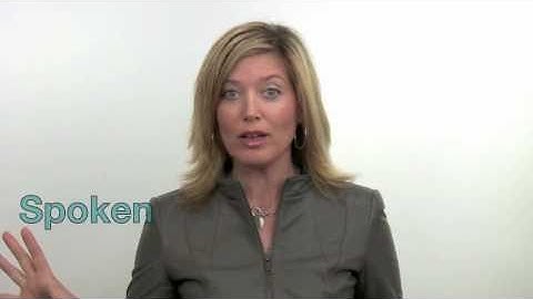 2/12 Accent Pro Institute Preview - Spoken vs. Written Language - Standard English Set One