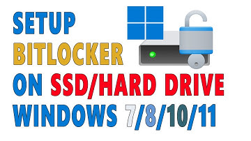 Setup BitLocker Password On Hard Drive/SSD Drive | How To Encrypt Hard Disk With Password