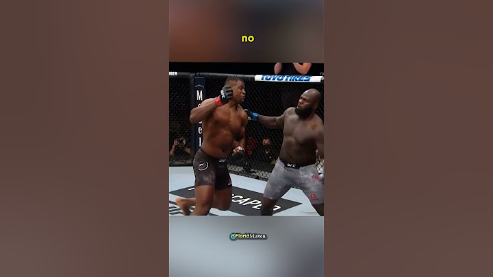 Francis Ngannou's Punch Destroyed His Rival😱
