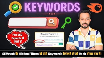 How to Find Keywords for Blog using SEMrush | Keyword Research with Semrush