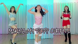 OUTFIT VLOG #4 || NAYEON 'POP' BUTTERFLY TOP || Making Outfits and Behind the Scenes