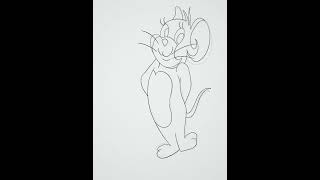 Digitally coloring my drawing: Jerry