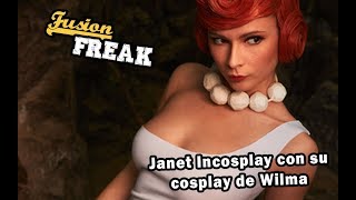 Janet Incosplay Con Su Cosplay De Wilma