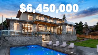 A Tour Of A Luxury Home In Deep Cove 6,450,000