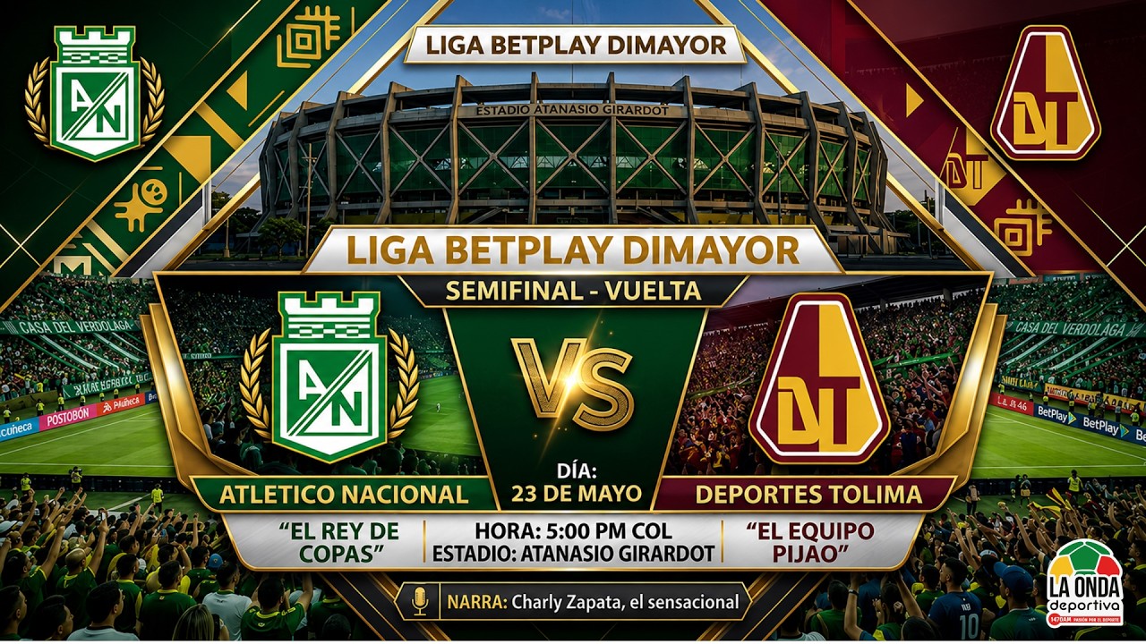 EN VIVO #Ligabetplay PlayOffs: Atlético Nacional FC VS Deportes Tolima ...