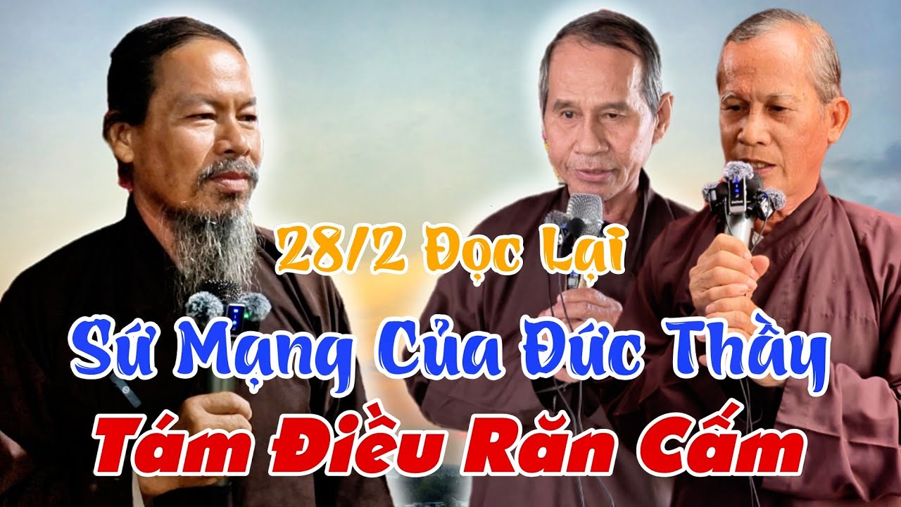 28/2 Sứ Mạng Của Đức Thầy, Tám Điều Răn Cấm 