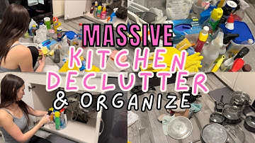 Extreme Kitchen Declutter & Organize 2023 | Spring Cleaning | Declutter With Me | Clean With Me