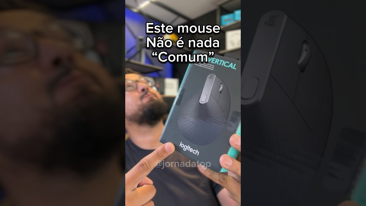 Logitech MX Vertical mouse ergonomico para saúde