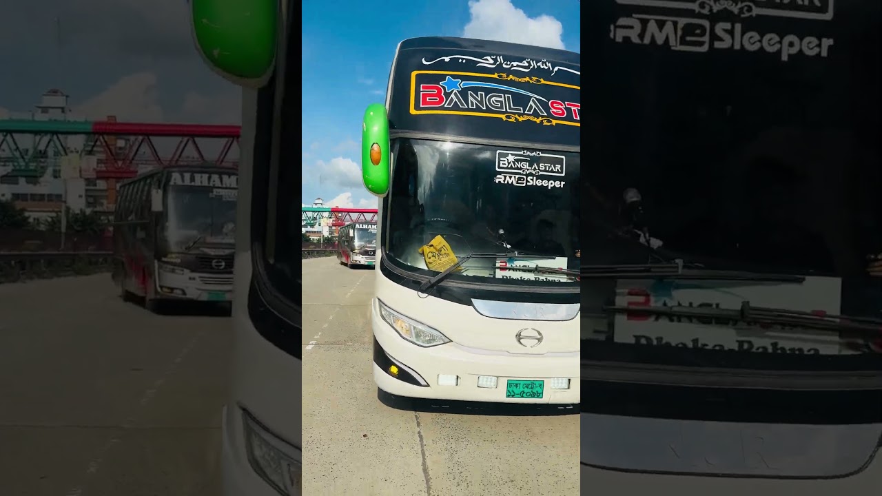 Bangla Star RM2 Sleeper Coach || DaDa Multi Bus Counter & Check Post || BD Bus 