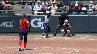 SOFTBALL - Virginia vs. Georgia Tech Game 3 Highlights