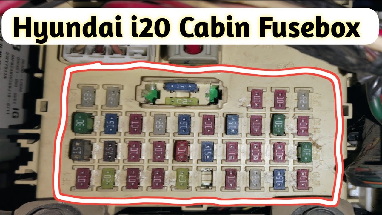 hyundai i20 cigarette lighter fuse location Hyundai i20 Cabin Fusebox Details Explained ☝️#car #automobile #hyundai  #i20 #fuse #fusion #fusebox