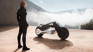 BMW Motorrad Vision Next 100 doesn&#39;t require a helmet - Self-balancing, augmented-reality motorbike