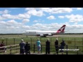 QANTAS BOEING 747-400 LANDING MANCHESTER AIRPORT