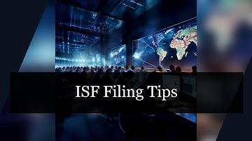 Mastering Importer Security Filing: Key Tips