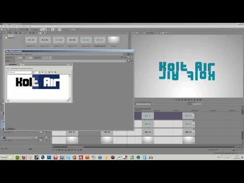 Sony Vegas: Simple 3D Text Effect