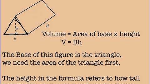Volume of Rectangular and Triangular Prisms