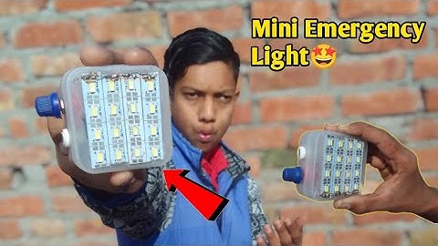 How to making mini emergency light ak technical amrit summer Experiment