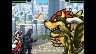 TheMattalocalypse RMB [1013] Godzilla EX/Super Mario VS. King Ghidorah/Bowser