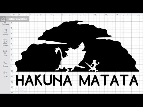 Hakuna Matata SVG Free Cutting Files for Cricut Silhouette