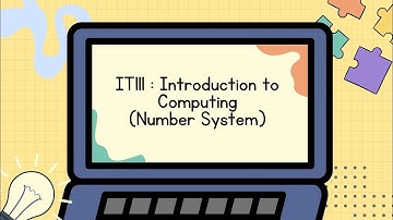 NUMBER SYSTEM VIDEO TUTORIAL(BINARY TO OCTAL AND OCTAL TO BINARY)BSTCM-1A